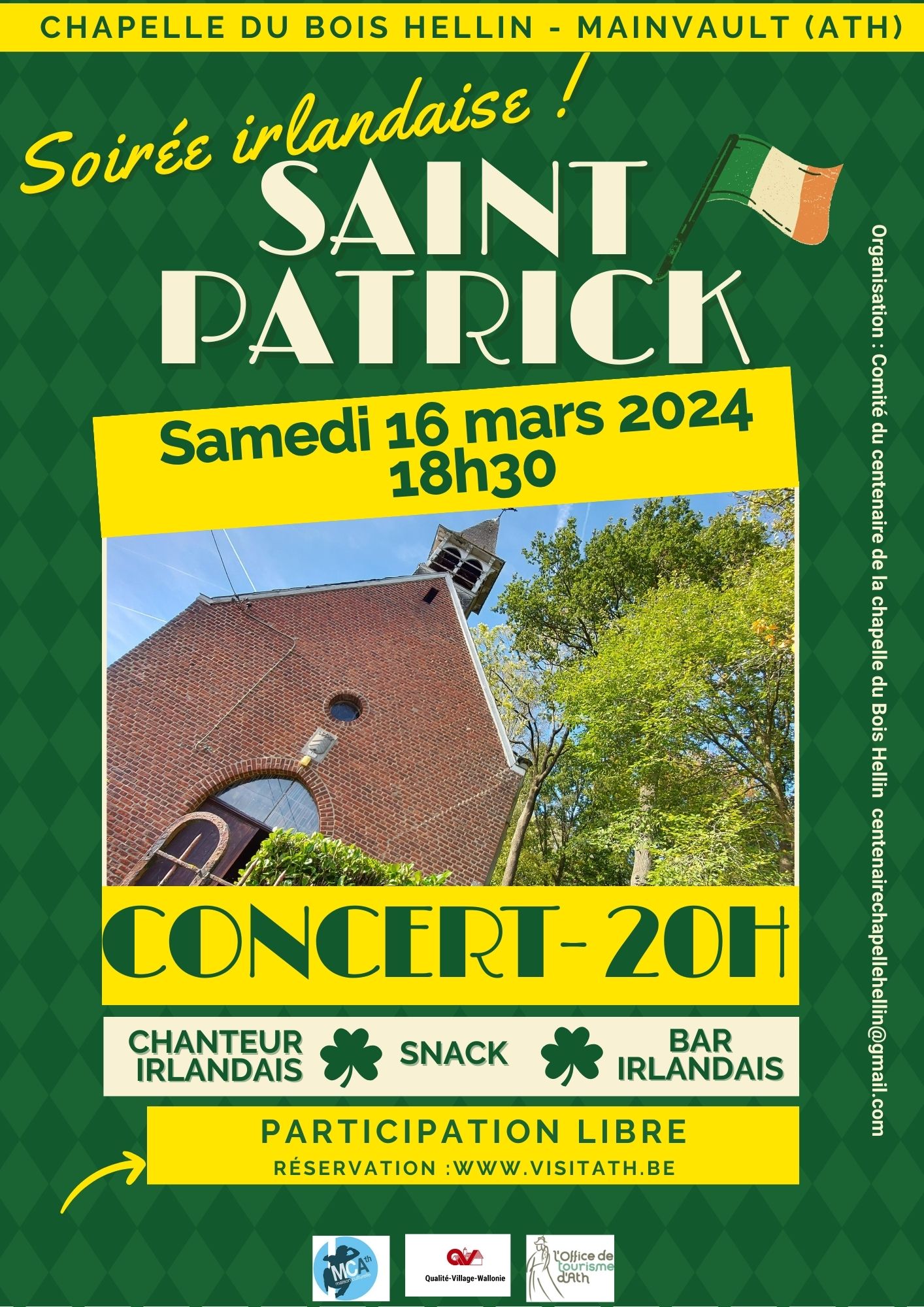 Affiche St Patrick 2024